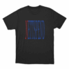 NETTSPEND Red Blue T Shirt Black