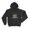 Nettspend Green Skull Art Hoodie Black