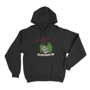 Nettspend Green Skull Art Hoodie Black
