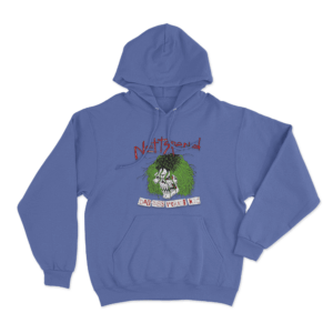 Nettspend Green Skull Art Hoodie Blue