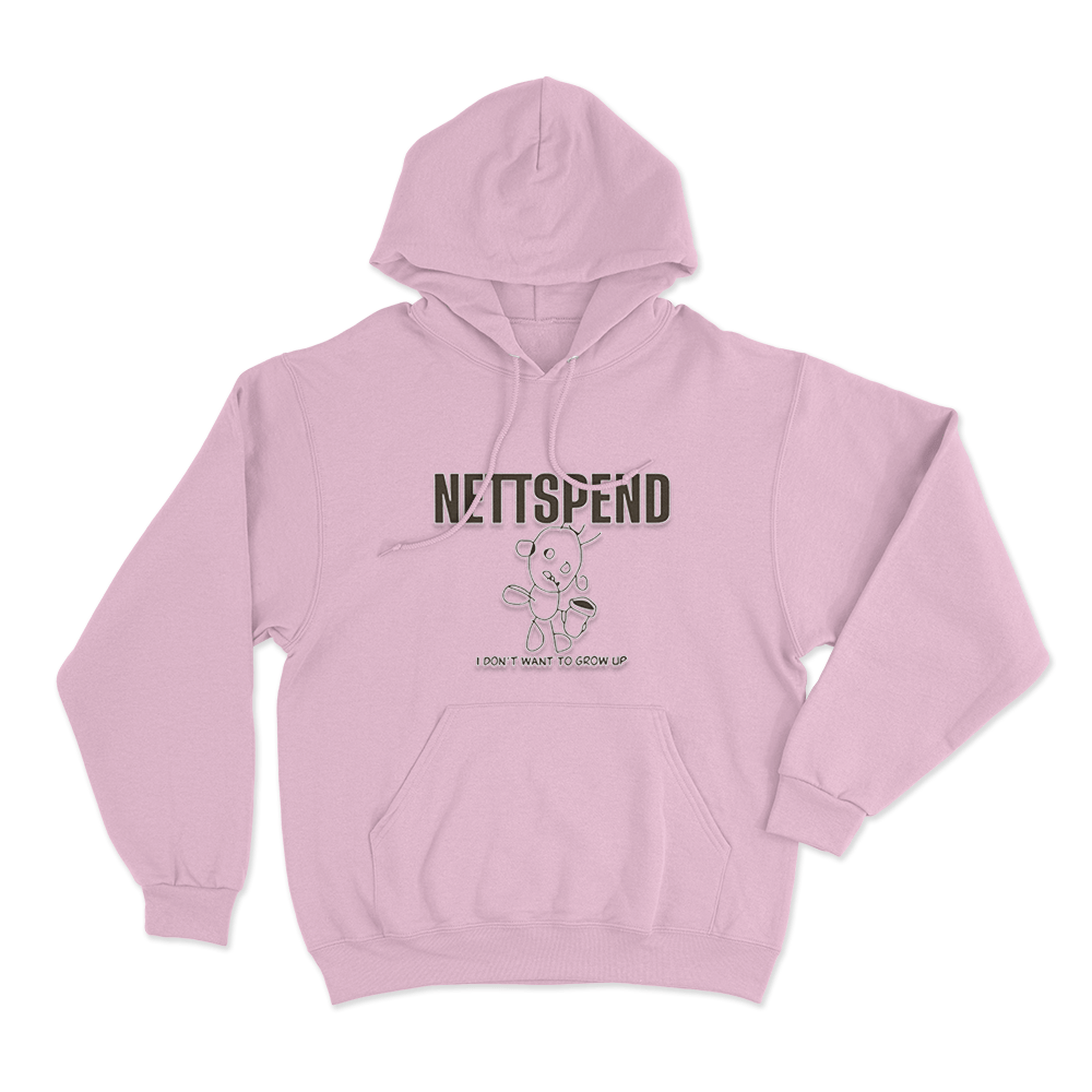 Nettspend I Dont Want to Grow Up Hoodie Pink Nettspend I Dont Want to Grow Up Hoodie Pink