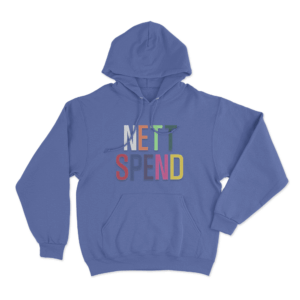 Nettspend Rainbow Hoodie Blue