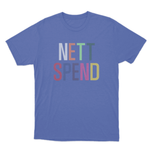 Nettspend Rainbow T Shirt Blue